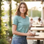 تیشرت زنانه آستین کوتاه Cotton Traders تصویر استایل