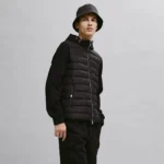 کاپشن مردانه کلاه دار مدل هیبرید از برند H&M